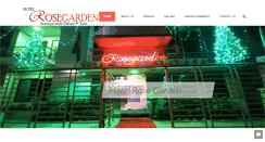 Desktop Screenshot of hotelrosegarden.com